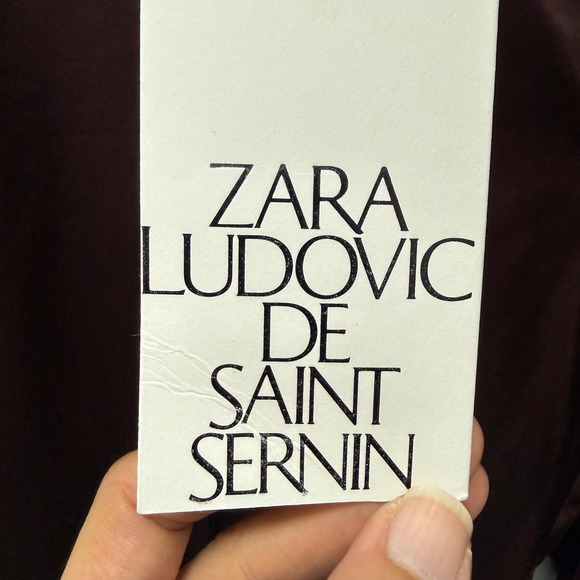 Zara Ludovic de Saint Sernin Brown Satin Flared Trousers Mens 30 0706/602/700 - Picture 6 of 10